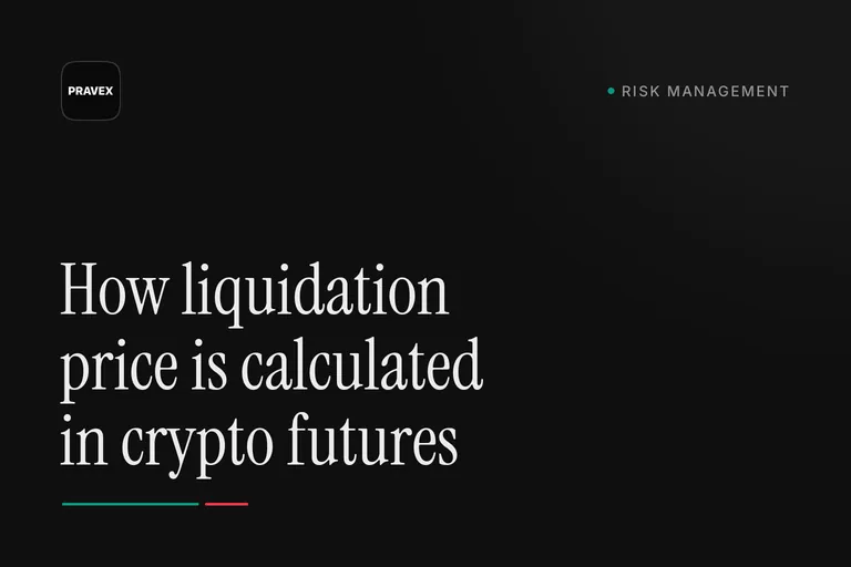 Cover for the guide: How liquidation price is calculated in crypto futures